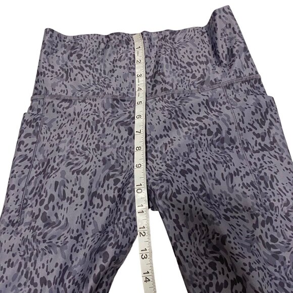 Athleta Salutation Stash Pocket II Liquid Petal Tempest Violet Capri Leggings S‎ - Picture 6 of 9